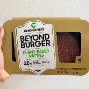 vegan post beyondmeat burger