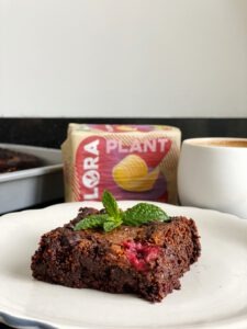 vegan brownies framboos