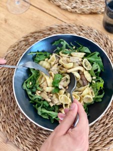 vegan pasta recept