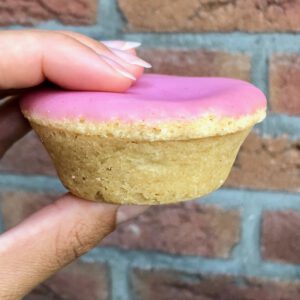 vegan post roze koeken