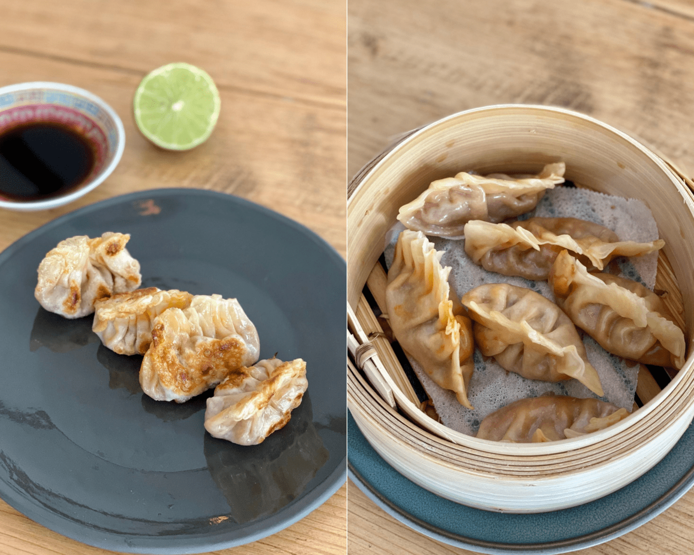 2x Vegan Dumplings (gestoomd & gebakken) The Vegan Effect