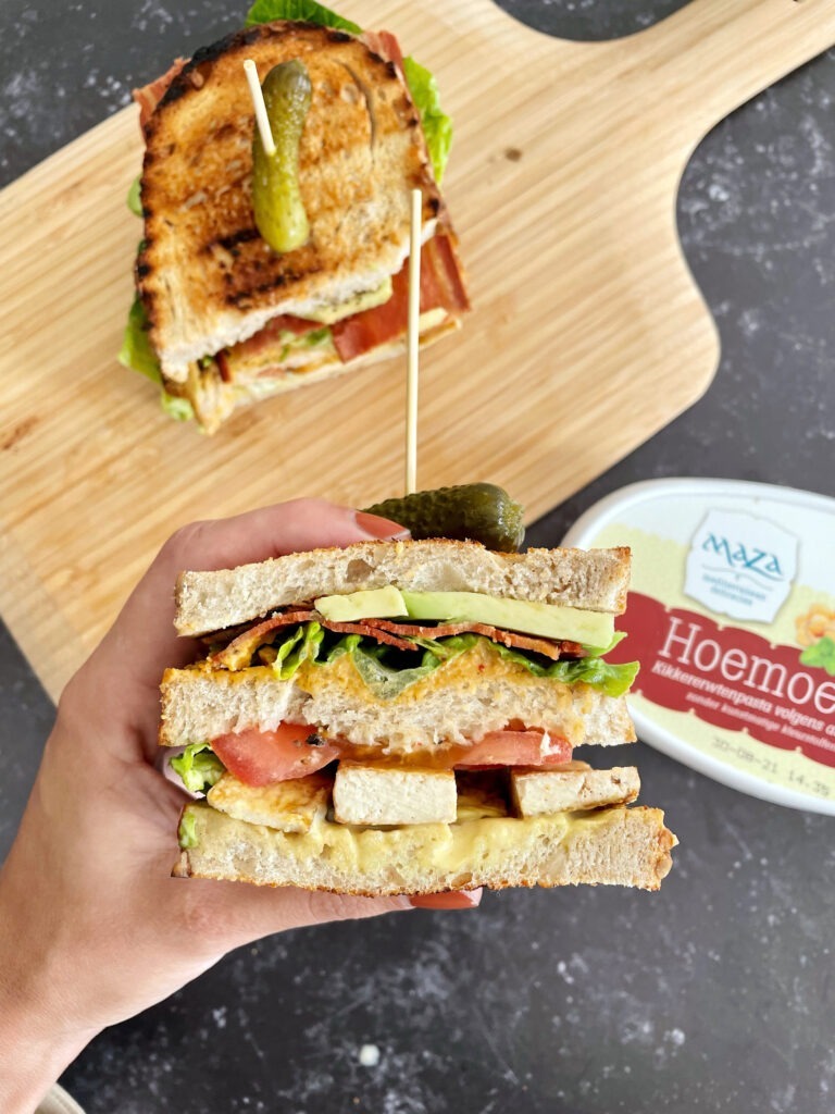 vegan club sandwich recept
