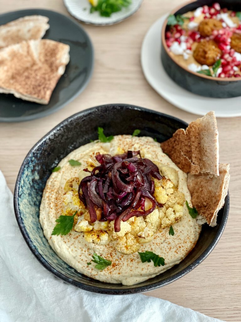 loaded hummus lunch